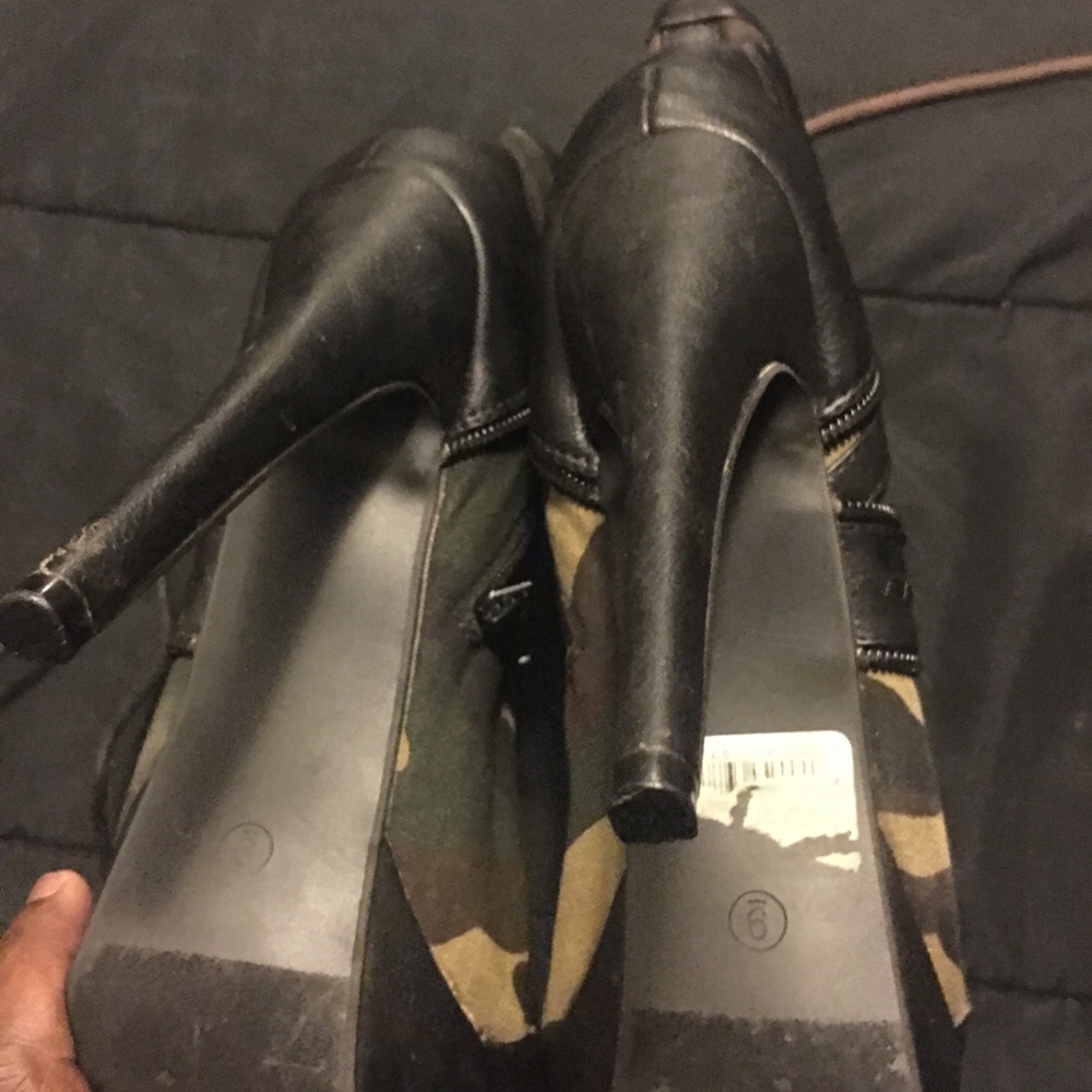 Army fatigue heels